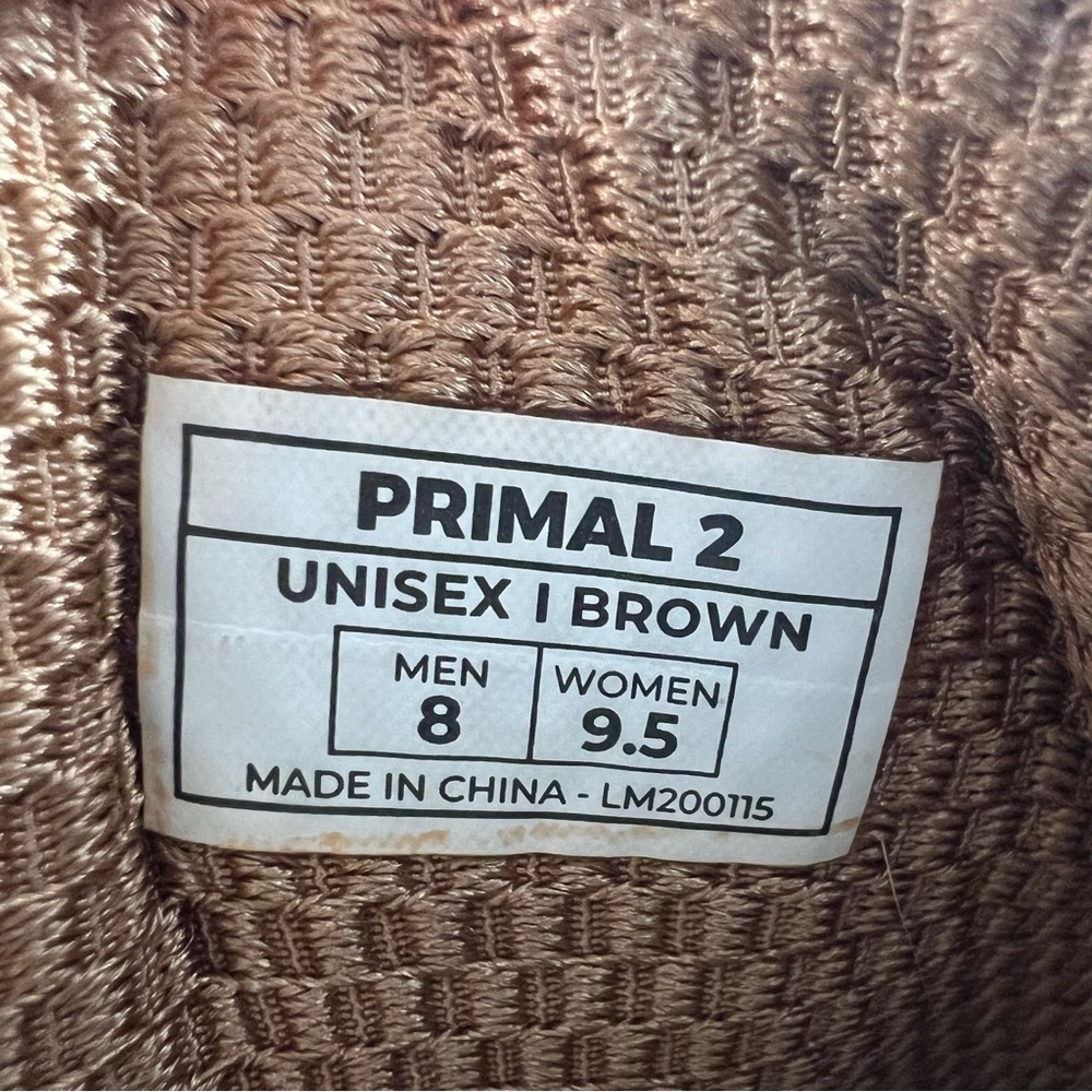 LEMS Primal 2 Minimalist Barefoot Shoes Womens 9.5 Mens 8 Brown Sneaker - Picture 10 of 10